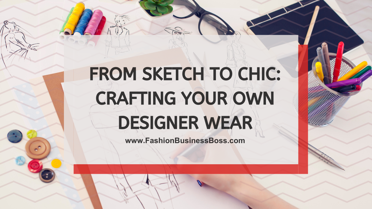 From Sketch to Chic: Crafting Your Own Designer Wear