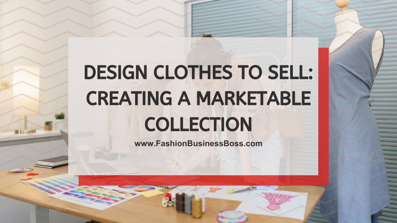 Design Clothes to Sell: Creating a Marketable Collection